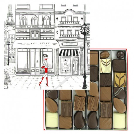 Boîte coffret luxe du bellay 500g - vide