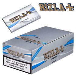 Rizla+ micron court par 25 cahiers en stock