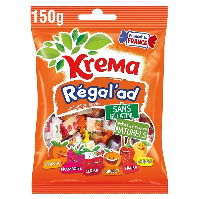 Krema Sachet 2 kg de bonbons tendres Régal'ad - Assortiment de parfums  fruités - Bonbons, Chewing-gums & Chocolatsfavorable à acheter dans notre  magasin