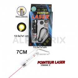 Lampe laser 7 cm 4 couleurs en stock