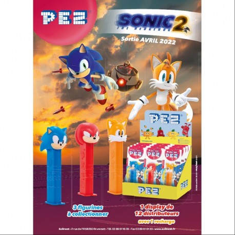~Pez figurine sonic + recharge