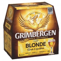 Grimbergen blonde verre pack de 6x25cl en stock