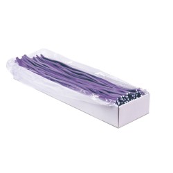 Maxi cables lisses myrtille Fini - boîte de 100 en stock