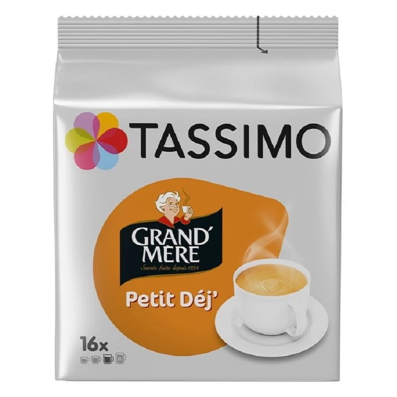 Tassimo Grand Mère Café au Lait (lot de 48 capsules) 