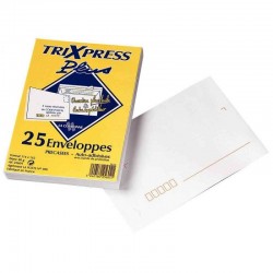 Enveloppes 114x162 Trixpress (x25) par 40