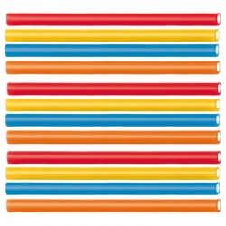 Batons fourrés churritos arc en ciel lisses par 200