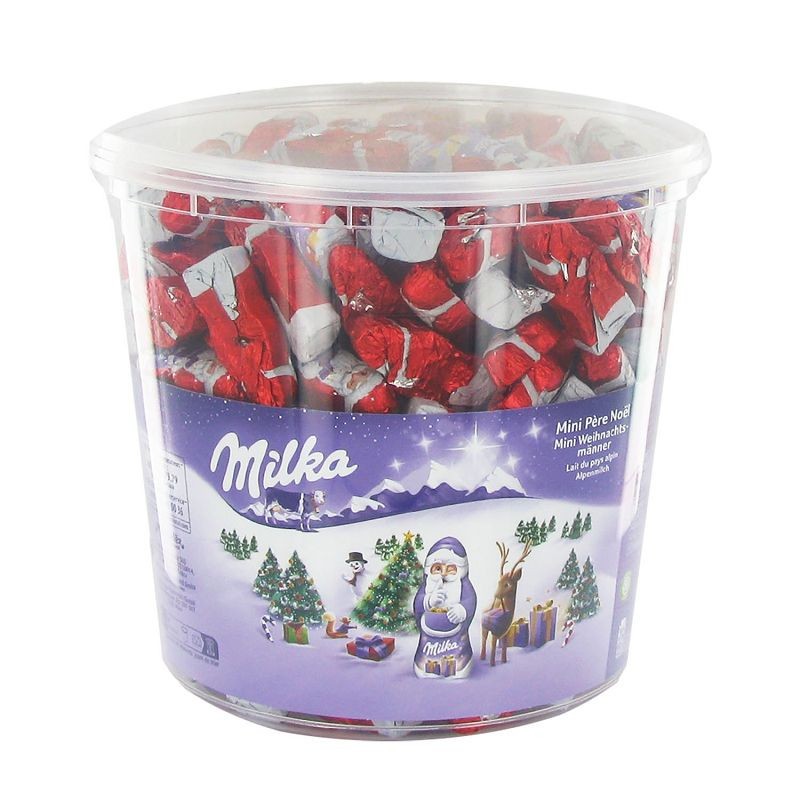 Milka – Père Noël Chocolat au Lait – Idée Cadeau Noël – Chocolat Enfant à  Offrir – 1 Tubo 1,54 kg (175 unités) : : Epicerie