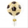 ~Sucettes Ballon de Foot en chocolat blanc 25g -15.5cm