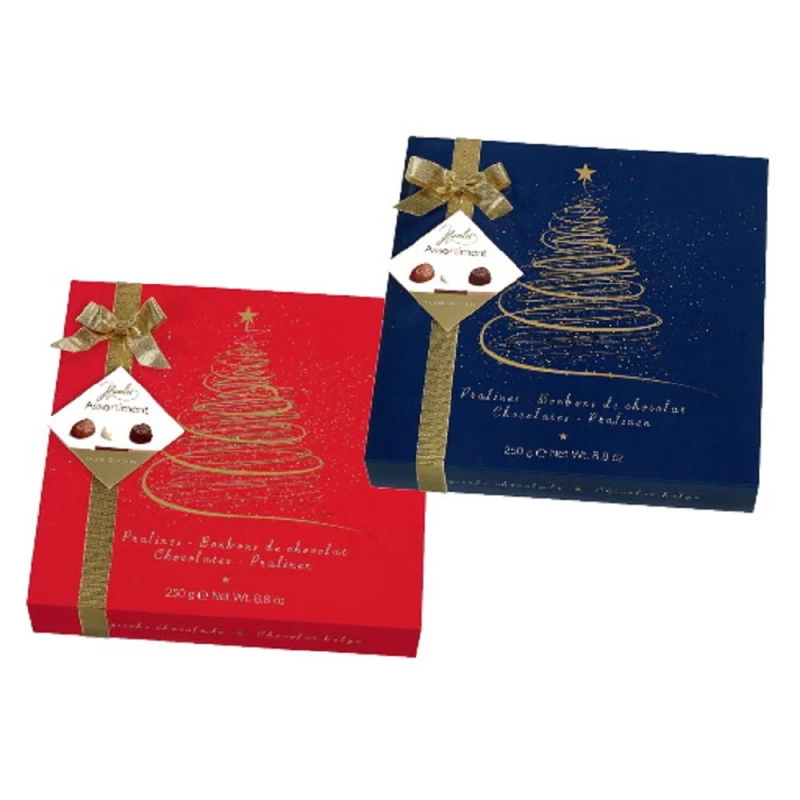 Boite figurines de Noel chocolats belges - tout public 250g