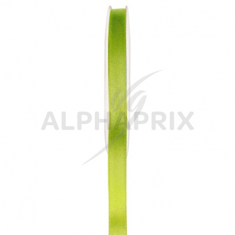 Ruban satin 6mm - rouleau de 25m VERT