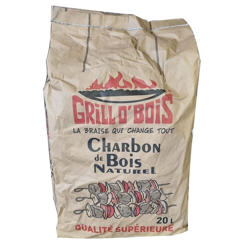 Lot de 3 Sac de Charbon de bois 50L - PRO - Gamme Restauration