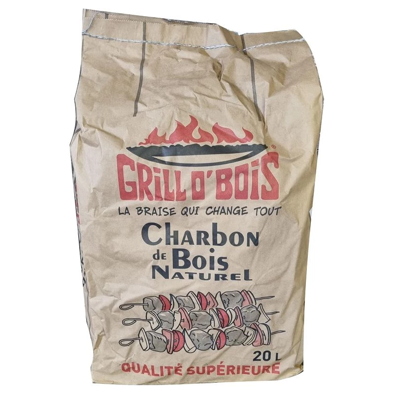 Charbon de bois 20L Gril o'bois