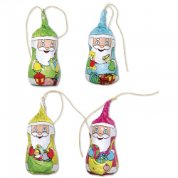 Pères Noël chocolat s/alu 11,8g - 5cm ROHAN - carton de 200