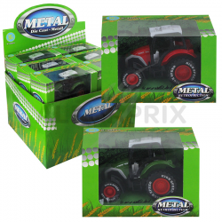 Tracteur métal 9cm rétrofriction - par 12