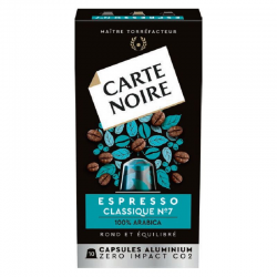Café en Grains Carte Noire Espresso 100% Arabica - 1 Kg