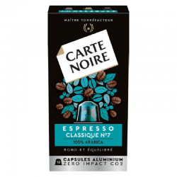 Capsule Carte Noire espresso n°7 classique