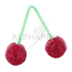 Sucettes cerises doubles - sachet vrac de 100