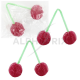 Sucettes cerises doubles - sachet vrac de 100