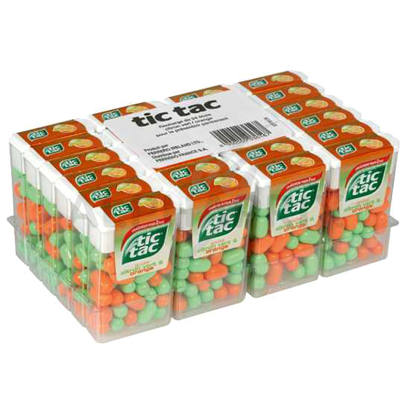 Tic Tac orange citron - Bonbons sans gélatine