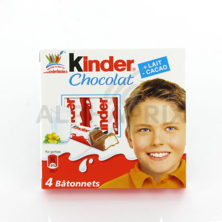 Kinder chocolat tablette T4