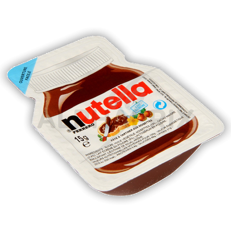 5 MINI NUTELLA POTS EN VERRE 25 g