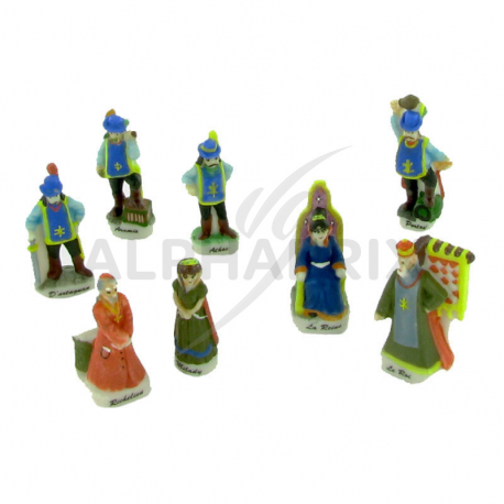 FEVES Les Mousquetaires - modèles assortis