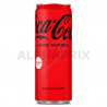 Coca cola sans sucre (zéro) slim boîte 33cl