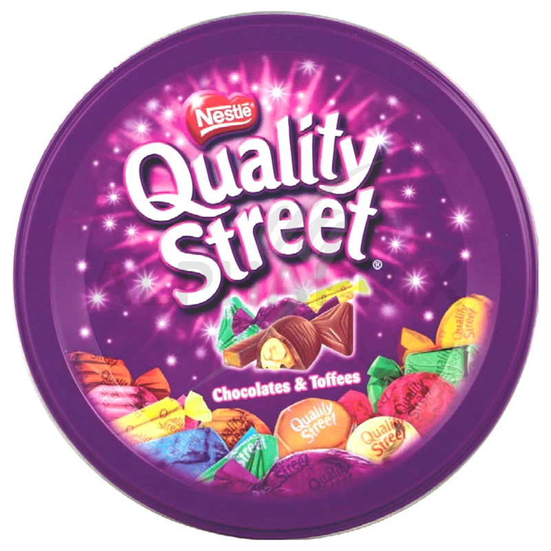 Assortiment de chocolats Quality Street - Boîte métal 480 g sur