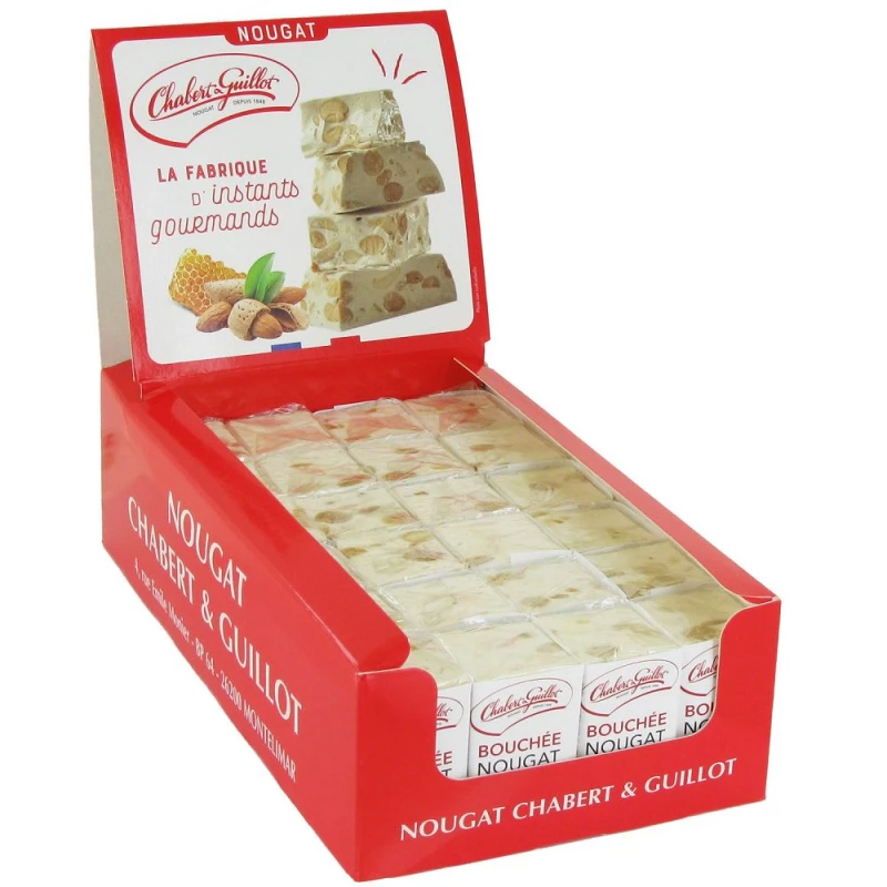 Papillotes de Nougat tendre chabert et guillot 500g - HELLOCANDY