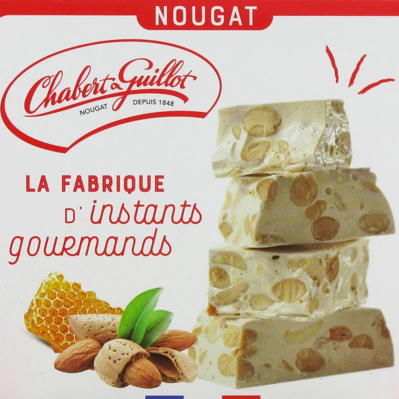 Nougats tendres 15% amandes - sachet de 200g