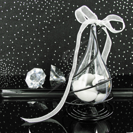 Gouttes transparentes en plexiglass par 20