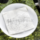 Serviettes de table Happy par 20