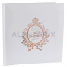 Livre d'or just married rose gold