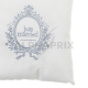 Coussin porte-alliances Just Married