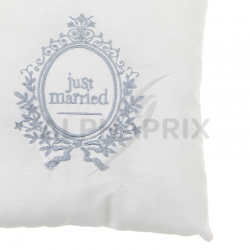 Coussin porte-alliances Just Married