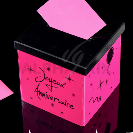 Urne / Tirelire Chic Joyeux Anniversaire