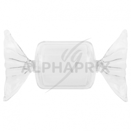 Boîtes forme bonbon en plexiglass par 25