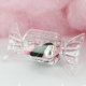 Boîtes forme bonbon en plexiglass par 25