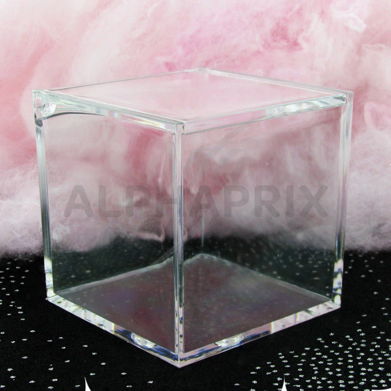 Boîte cristal en PMMA transparent - Dim. Int. L x l x h (mm) : 188