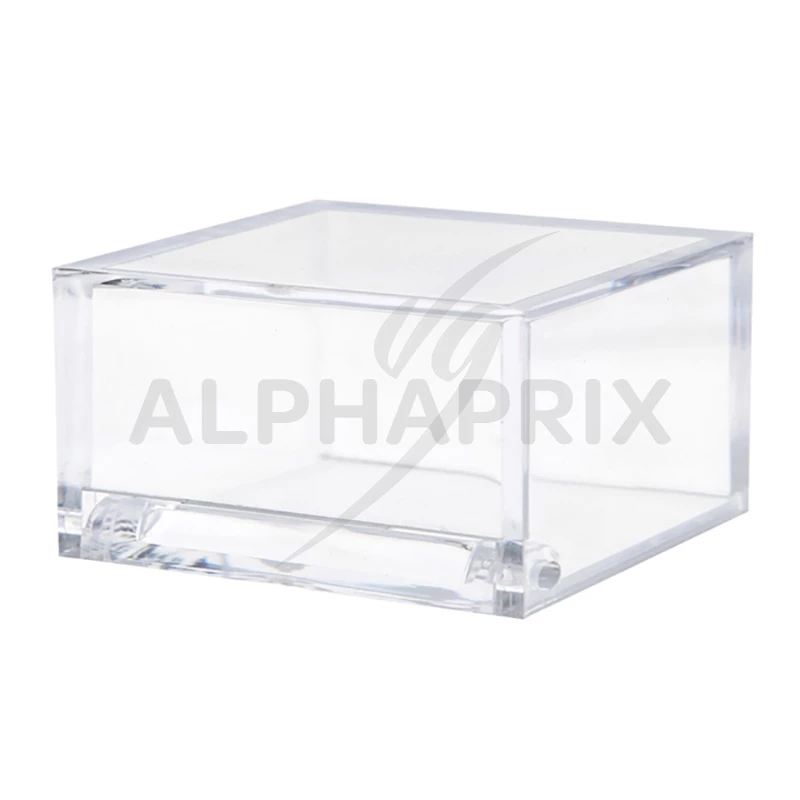 Boîte transparente Emmy en plexiglass