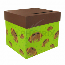 Urne / Tirelire Rugby 20,50 x 23 x 20,50cm