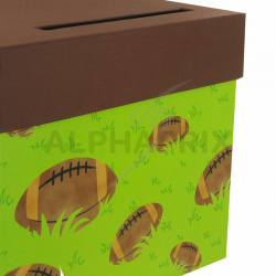 Urne / Tirelire Rugby 20,50 x 23 x 20,50cm