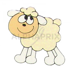 Stickers autocollant MOUTON par plaque de 6