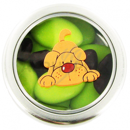 Stickers autocollants CHIEN par plaque de 6