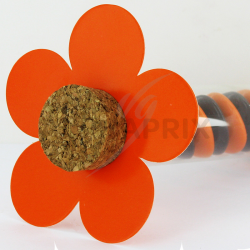 Fleurs déco ORANGE par 10