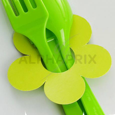 Fleurs déco VERT par 10