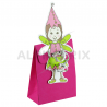 Ballotins fuchsia et vignettes FEE par 10