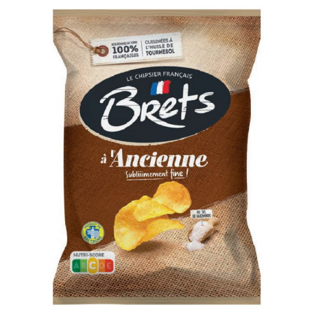 Chips Brets nature ancienne sel de Guérande 45g