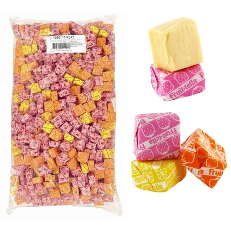 Fruit-tella assortis en sac kg vrac