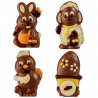 ~Moulages creux assortis en sachet 30g